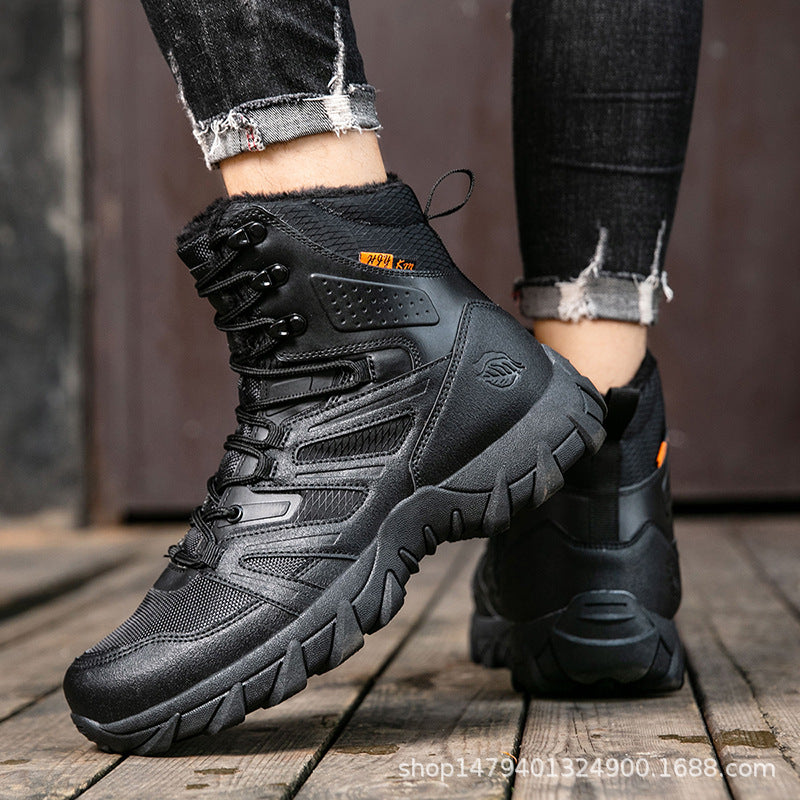 Damen Winterfestige Trekkingstiefel mit isolierendem Futter und rutschfester Sohle Drune