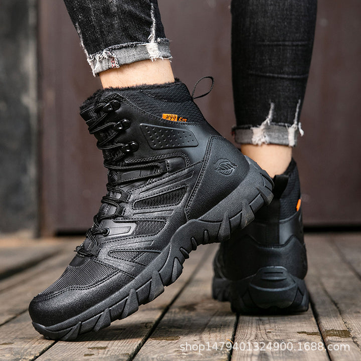 Damen Winterfestige Trekkingstiefel mit isolierendem Futter und rutschfester Sohle Drune