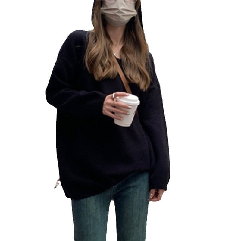 Damen Oversized Hoodie mit lässigem Schnitt und praktischen Taschen Drune