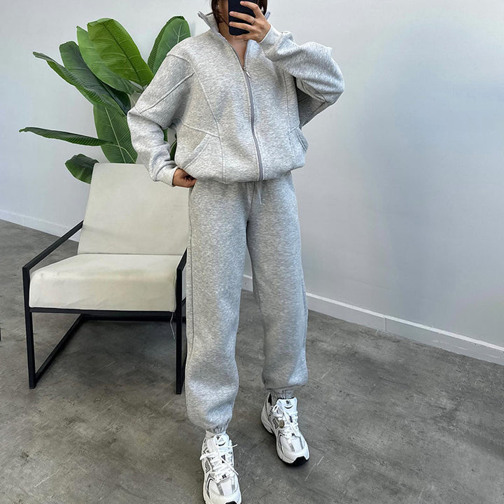 Damen sportliches Loungewear-Set mit hoher Qualität und lässigem Schnitt Drune