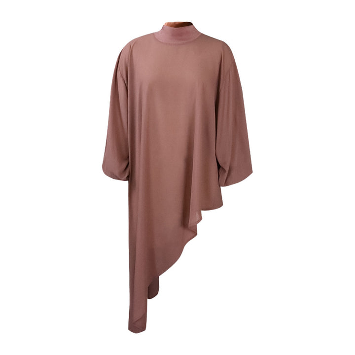 Damen asymmetrisches Kleid mit minimalistischer Eleganz Drune
