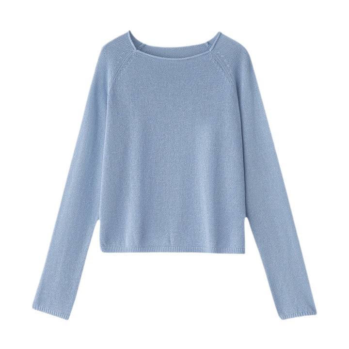 Damen Feinstrickpullover mit Raglanärmeln und weiter Passform Drune