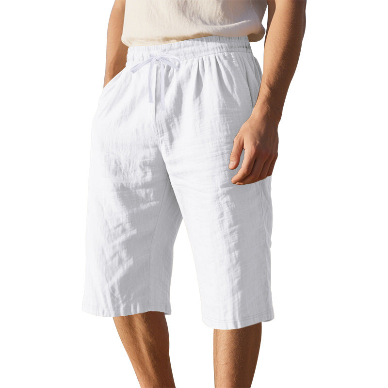 Herren leichte Freizeithose mit elastischem Bund und praktischen Taschen Drune