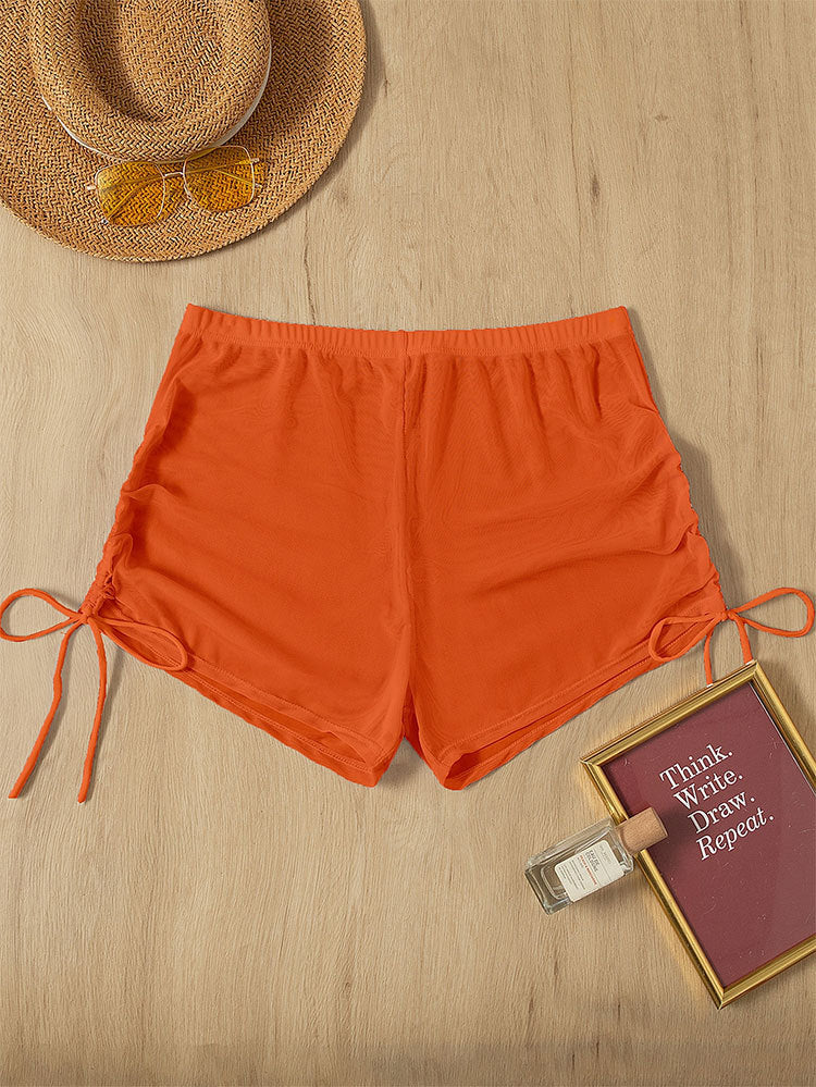 Damen Badeshorts mit seitlichen Raffungen Drune