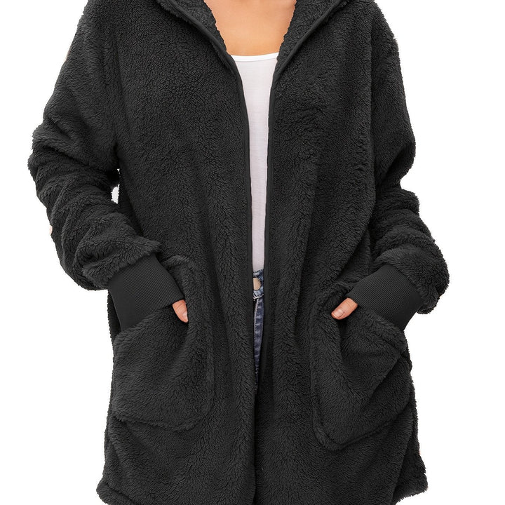 Damen weicher Fleece-Mantels Drune