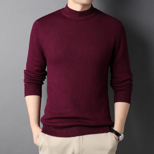 Herren Pullover mit hohem Kragen Drune