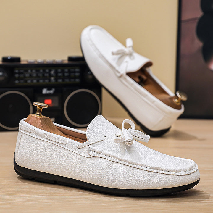 Herren Elegante Mokassins mit modischem Schnürdetail Drune