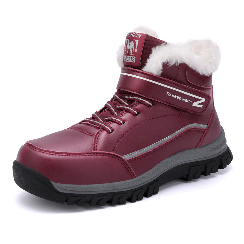 Damen Isolierte Winterstiefel mit rutschfester Profilsohle und warmem Innenfutter Drune