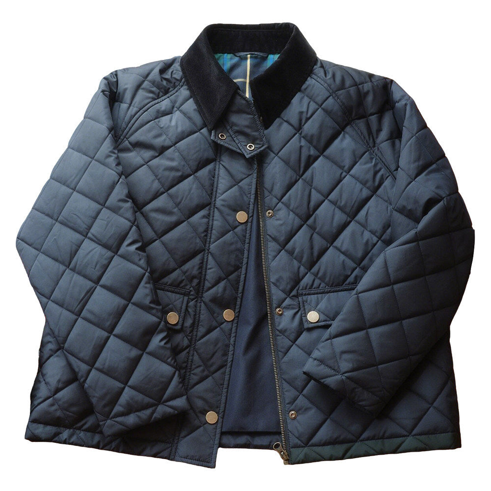 Damen Modische Steppjacke mit Kragen Drune