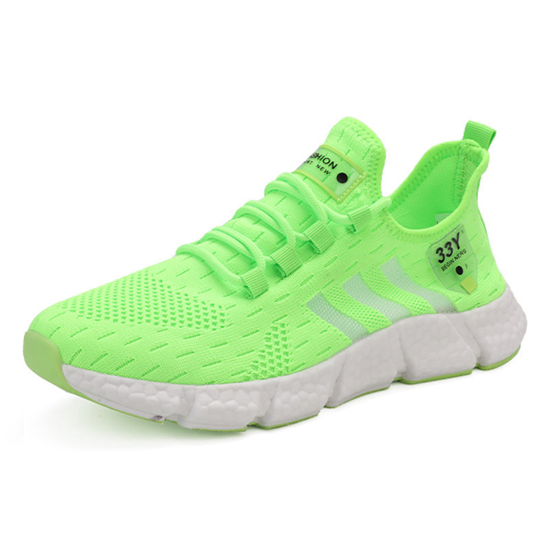 Herren Atmungsaktive Strick-Sneaker mit dämpfender Schaumsohle und Stretch-Fersenlasche Drune