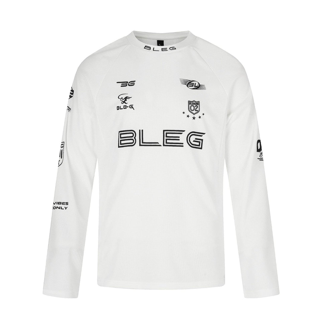 Unisex Leichtes Funktions-Langarmshirt mit Raglanärmeln und atmungsaktiver Waffelstruktur Drune