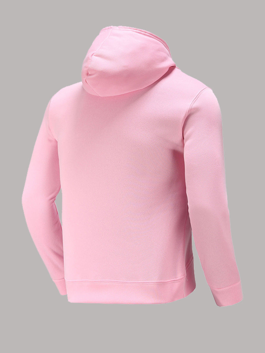 Herren Hoodie mit auffälligem Grafikerdruck und bequemen Kängurutaschen Drune