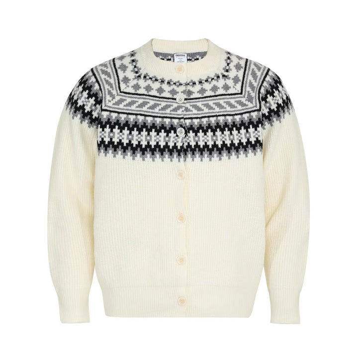Herren Grobstrick Pullover mit geometrischem Muster Drune