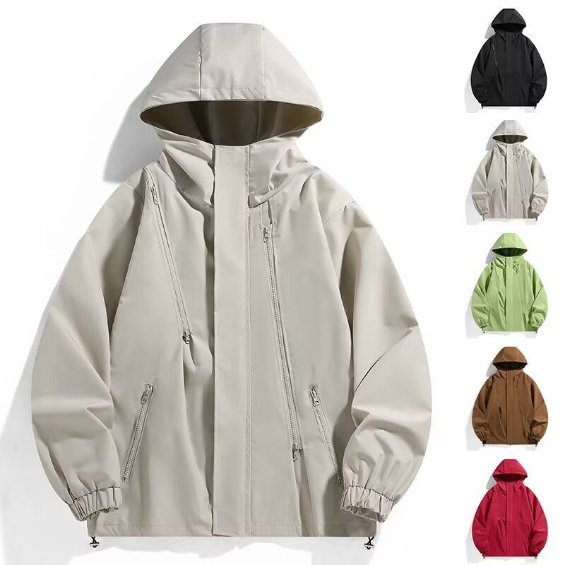 Unisex Sportliche Kapuzenjacke Drune