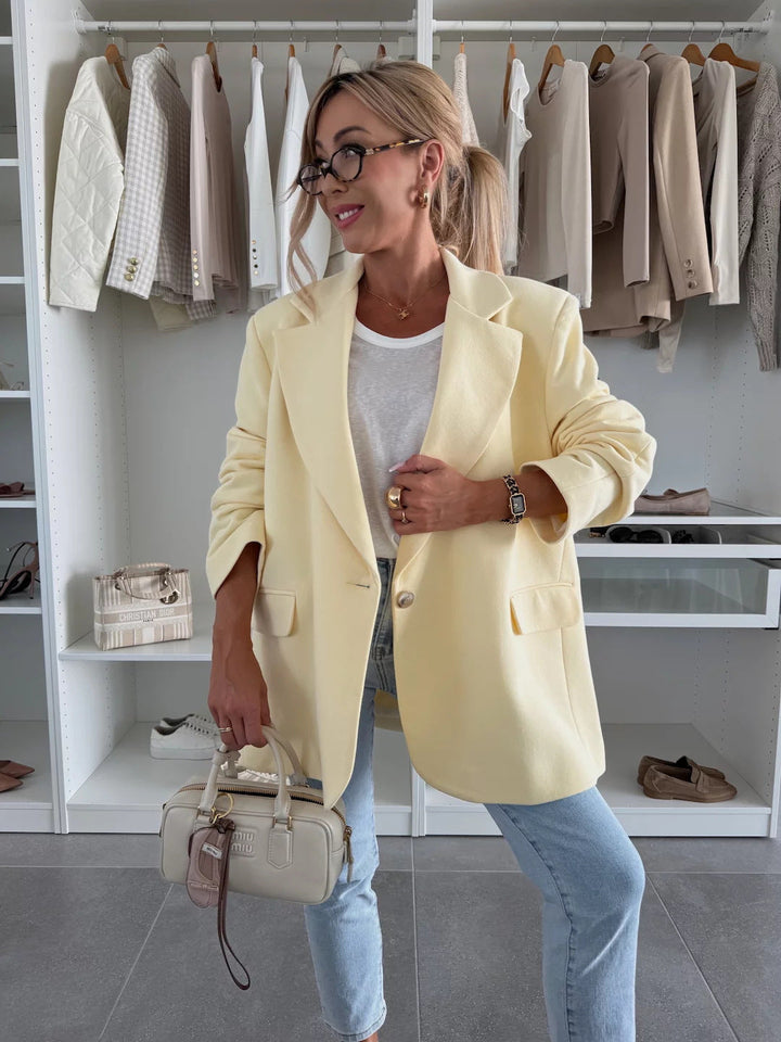 Damen oversized Blazerjacke mit modernem Schnitt und nachhaltigen Materialien Drune