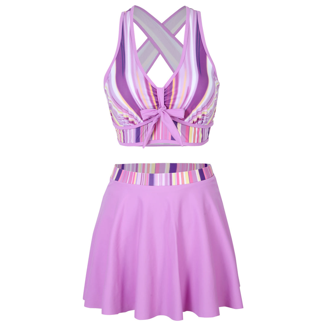 Damen Sportlicher Skirtini Drune