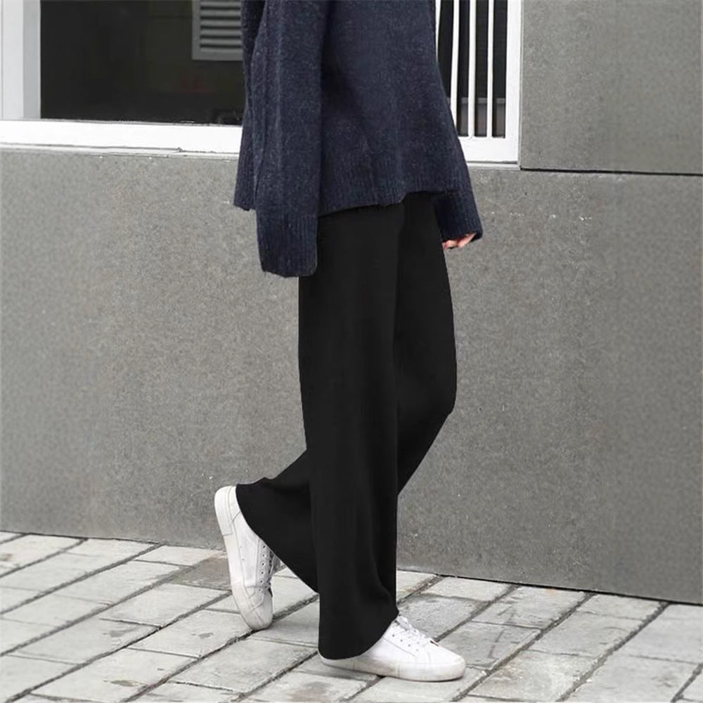 Damen Weite, elegante Palazzo-Hose Drune