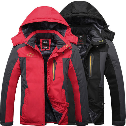 Herren Technische Outdoorjacke mit hochfunktionalem Kapuzendesign Drune