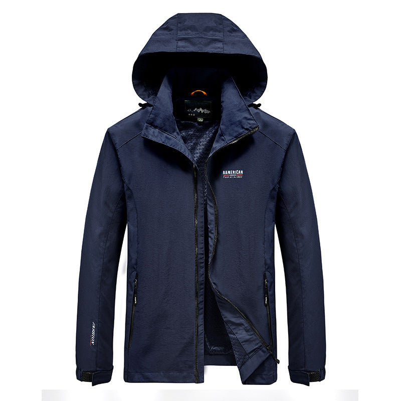 Herren leichte Regenjacke Drune