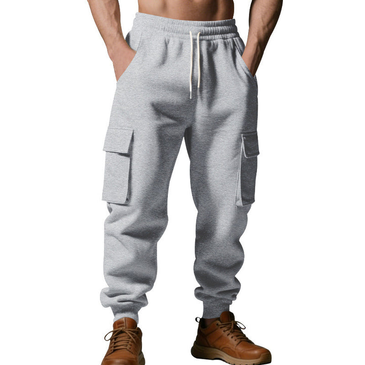 Herren Utility-Jogger mit Cargo-Taschen, Kordelzug und gerippten Bündchen Drune