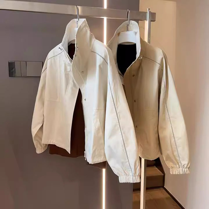 Damen Modische Übergangsjacke mit praktischen Taschen Drune