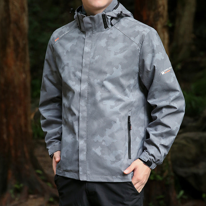 Herren wetterfeste Outdoor-Jacke Drune