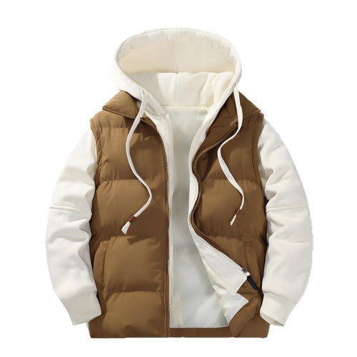 Herren Modische Übergangsjacke mit Kapuze Drune