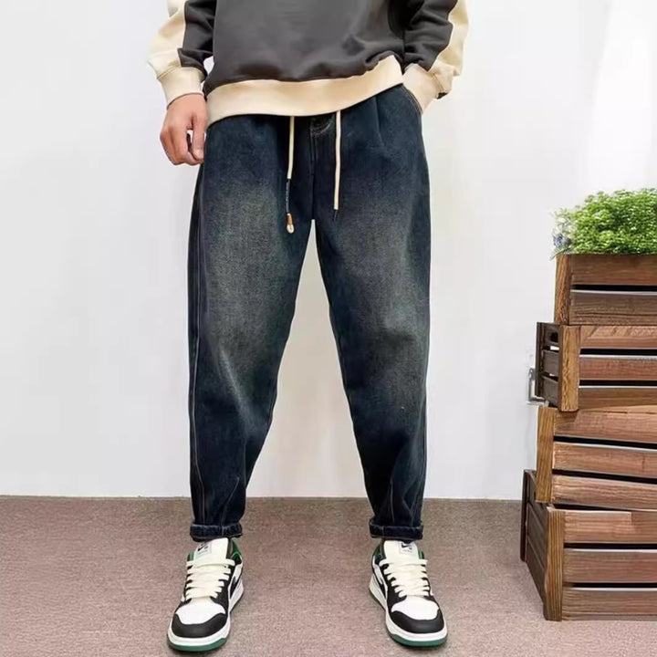 Herren Modische Ripped Jeans mit kreativen Patches Drune 1788342395
