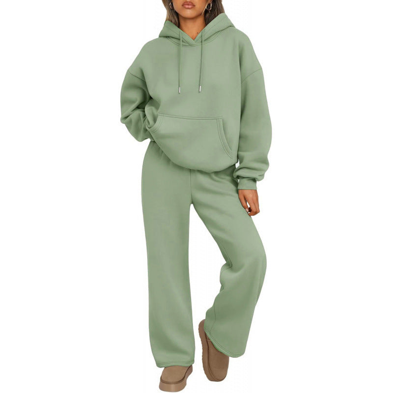 Damen Bequemer Oversized Jogginganzug Drune