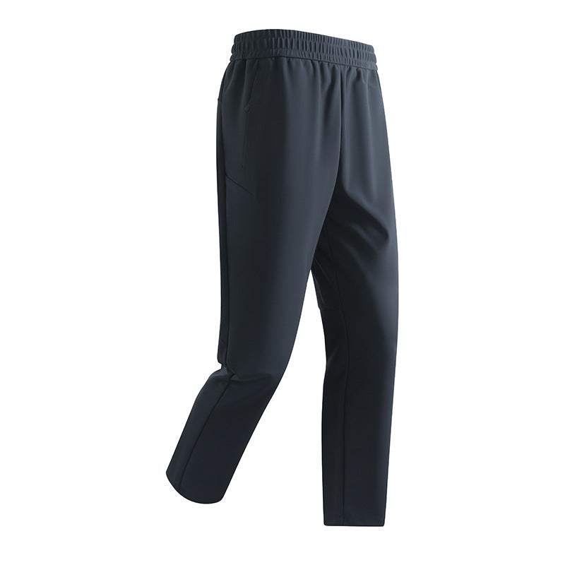 Herren Tapered Performance-Jogginghose aus stretch-Funktionsmaterial mit elastischem Bund & Reißverschlusstaschen Drune
