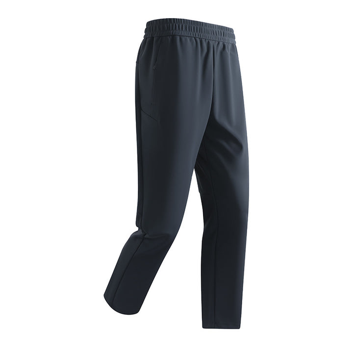 Herren Tapered Performance-Jogginghose aus stretch-Funktionsmaterial mit elastischem Bund & Reißverschlusstaschen Drune