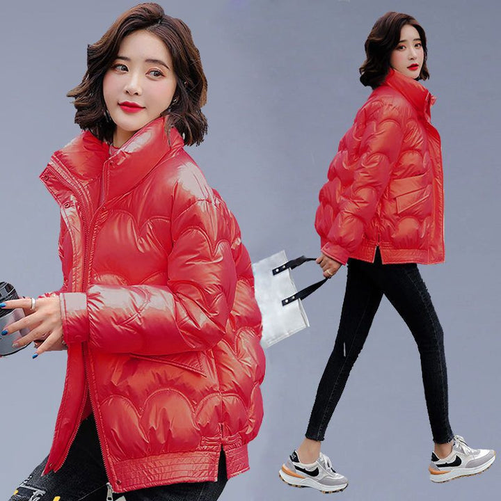Damen Wattierte Steppjacke mit hochschließendem Kragen Drune