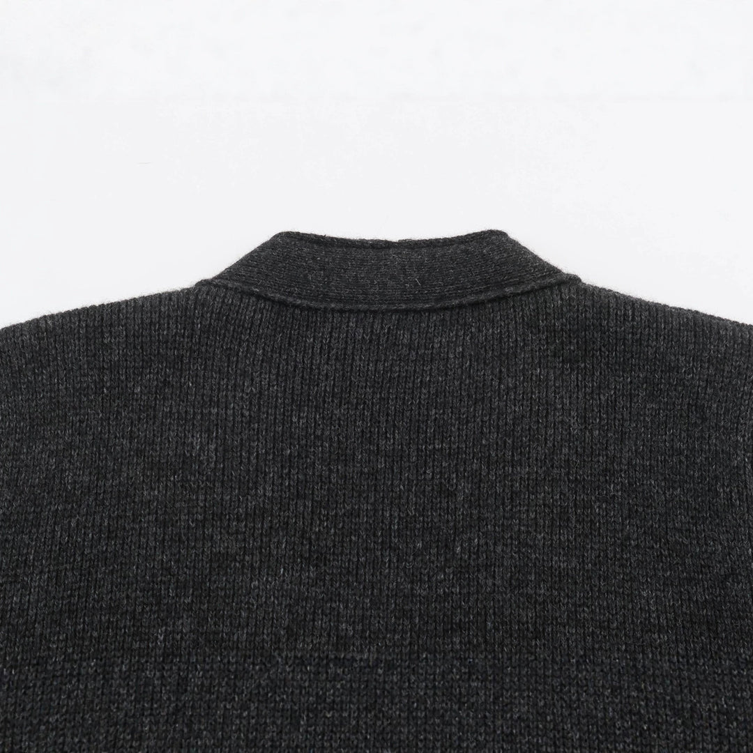 Damen Strickjacke mit Reißverschluss und Peplum-Schnitt Drune