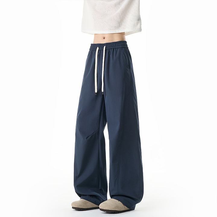 Damen Bequeme und weite Stoffhose Drune