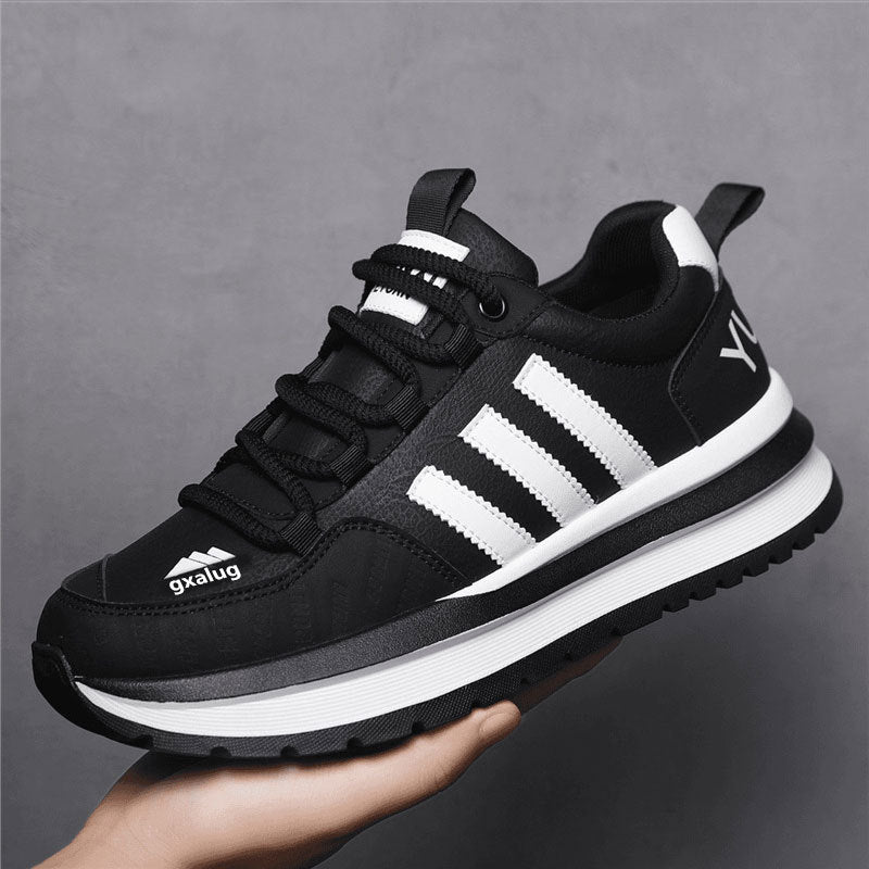 Damen Plateau-Sneaker mit dicker Profilsohle und gepolstertem Kragen Drune