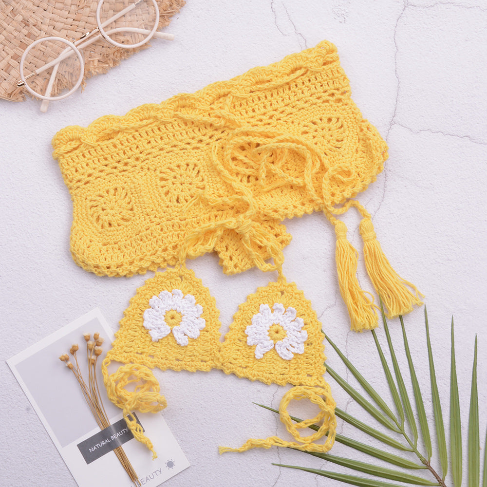 Damen Häkel-Bikini-Set Drune