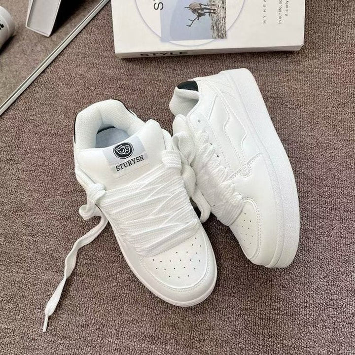 Damen Modische Sneakers mit atmungsaktivem Obermaterial und rutschfester Sohle Drune