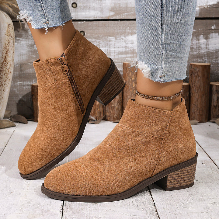 Damen Elegante und komfortable Stiefeletten Drune