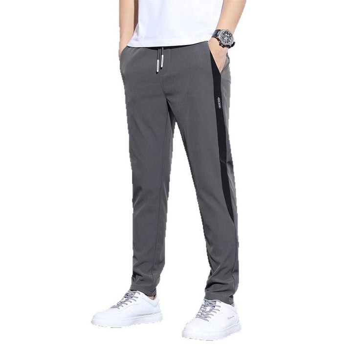 Herren Sportliche Freizeithose mit Kontraststreifen Drune