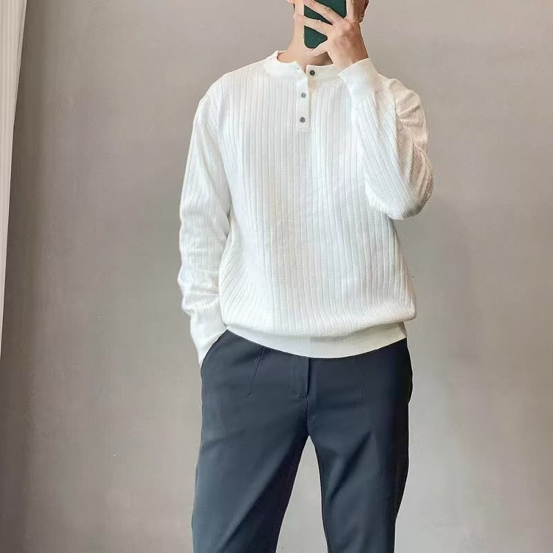 Herren Strickpullover mit strukturiertem Design Drune