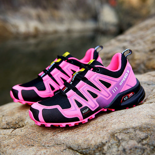 Damen Trail-Running Schuhe mit rutschfester Sohle und atmungsaktivem Obermaterial Drune