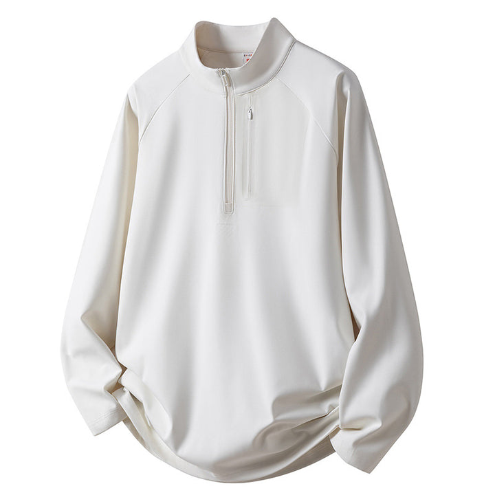 Herren Sport Fleece Pullover mit Reißverschluss Drune