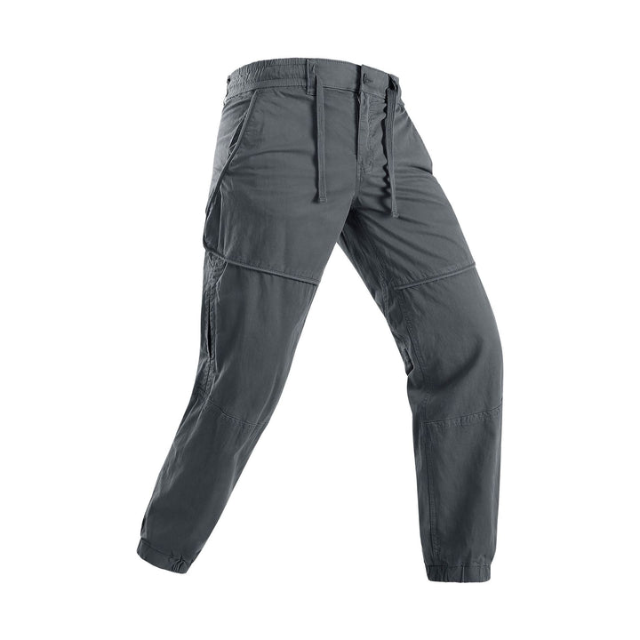 Herren Leichte Cargo-Jogginghose mit Tunnelzug, Kniepasse und elastischen Bündchen Drune