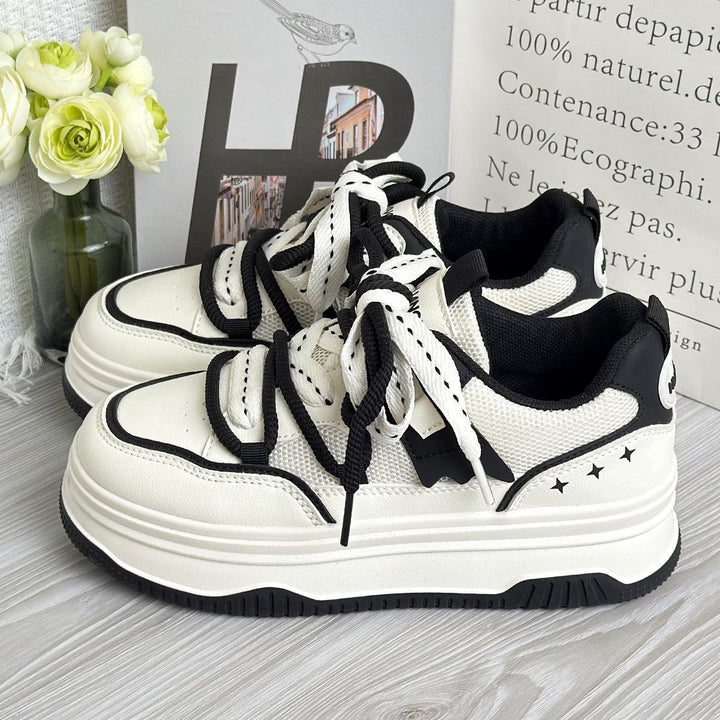 Damen Sportliche Sneaker mit dicker Sohle Drune