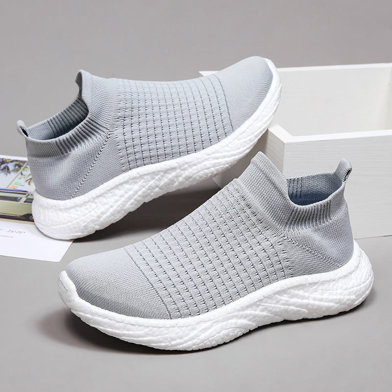 Herren Slip-On Atmungsaktive Strick-Sneaker Drune