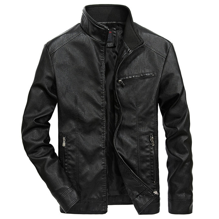 Herren Legere Lederjacke Drune