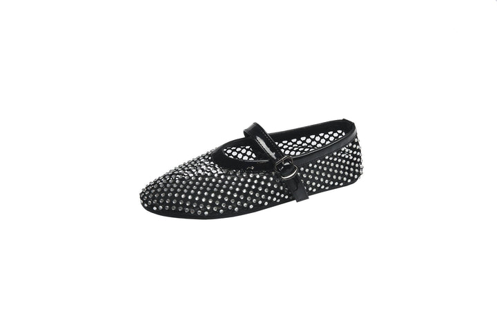 Damen Funktions-Ballerinas mit strassbesetztem Obermaterial Drune