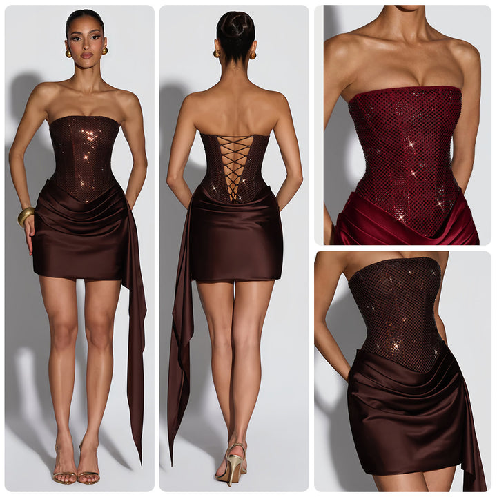 Damen festliches Couture-Kleid Drune