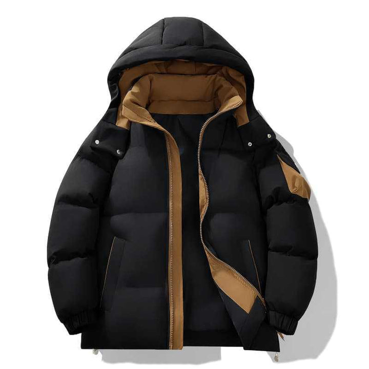 Damen Wärmende gesteppte Daunenjacke mit Kapuze Drune