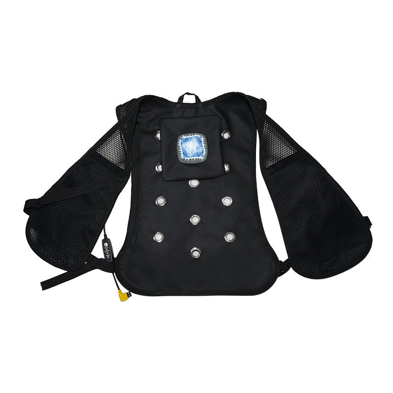 Unisex nan leichte kühlende Jacke mit integrierter Ventilator-Technologie und Kapuze Drune